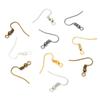 300pcs/Set Hypoallergenic Earring Hook Kit Mix-color Ear Wires Fish Hooks Open Jump Rings Earplugs For Earring Making Repair