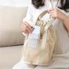 Travel Large Capacity Mesh Nylon Cosmetic Bag Organizer Foldable Casual Mesh Drawstring Bags Rope Bundle Pocket Swim Washing Bag