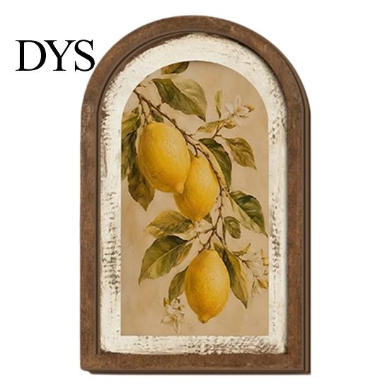 Pastorale Stijl Huisdecoratie Tulp Houten Muurbord, Decoratieve Tafelblad Display Stukken, Retro Kunst Franse Gebogen Hanger voor Boerderij Slaapkamer
