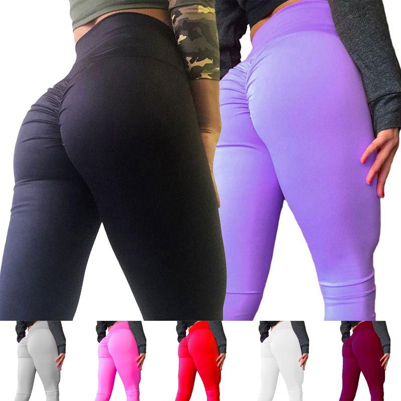 High Waist Womens Yoga Pants Print Sports Fitness Gym Stretch Leggings Trousers