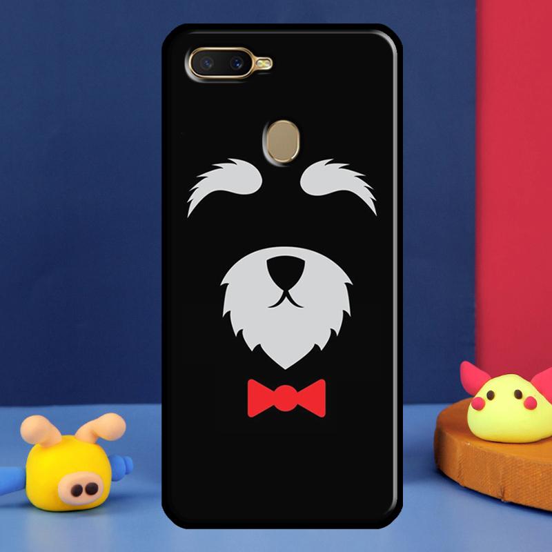 Schnauzer Puppy Dog For Oppo A54 A57 S A78 A58 A98 A5 A9 A91 A15 A16 A17 A52 A72 A76 A96 A74 A94 A77 Phone Case