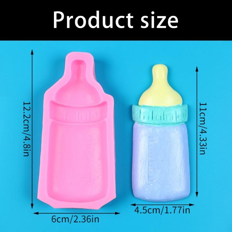 Babyflaschenförmige Silikonform Mehrzweck Backseife Bastelwerkzeug Backzubehör Für DIY-Projekte