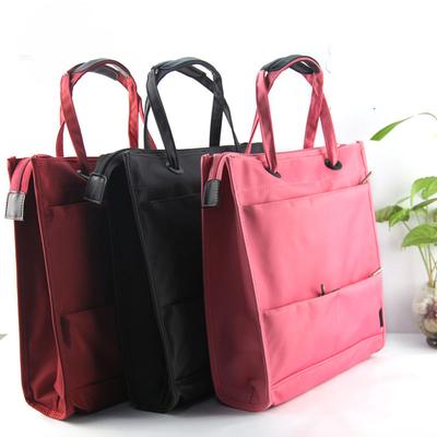 Korean Version of Business Portable File Bag Multi-layer Portable File Bag Briefcase Fashionable Single Shoulder Computer Bag for Men and Women