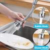 2/3 Modes Faucet Filter Adapter 360° Rotating Anti Splash Kitchen Faucet Extender Universal Spray Water Saving Tap Nozzle