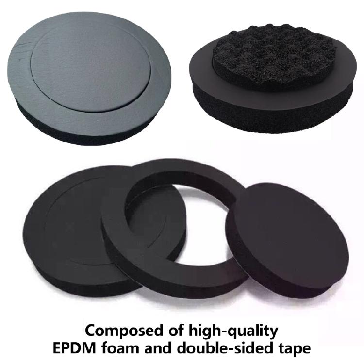 6.5" Sound Insulation Rings Universal Bass Blocker Speaker Enhancer Soundproof Speaker Baffle Door Speaker Fast Rings