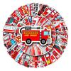 50Pc Skateboard Stickers Fire Truck Stickers Cool Skateboard Extreme Sports Stickers Trolley Case Guitar Mug Notebook Trend Stickers