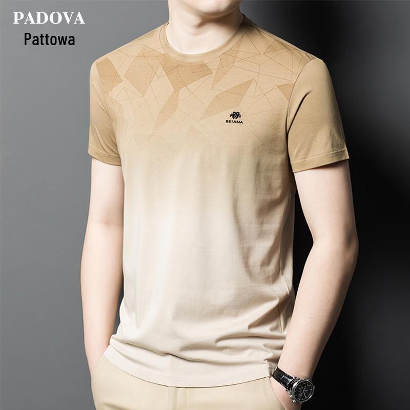 Patova Men s Gradient Plaid Cool-Touch Short Sleeve T-Shirt L
