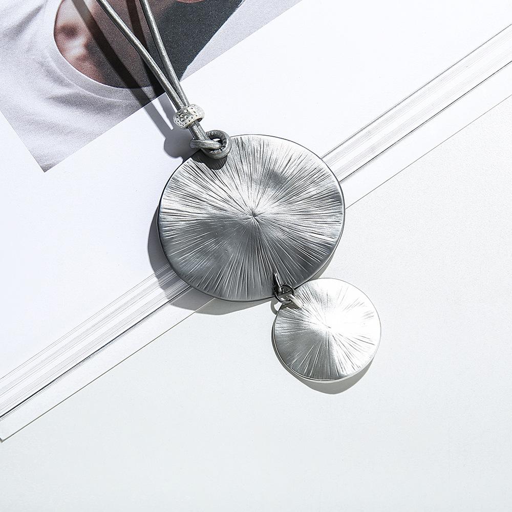 Sweater Chain, Necklace, Stylish And Simple Retro Jewelry, Niche Design, Feminine Geometry