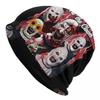 Custom T-Terrifiers Hot Halloween New Bonnet Hats Knitting Hat For Women Men Winter Warm Christmas Skullies Beanies Caps