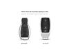 Women's Genuine Leather Bow Key Cover for Mercedes-Benz - Internet Celebrity Style