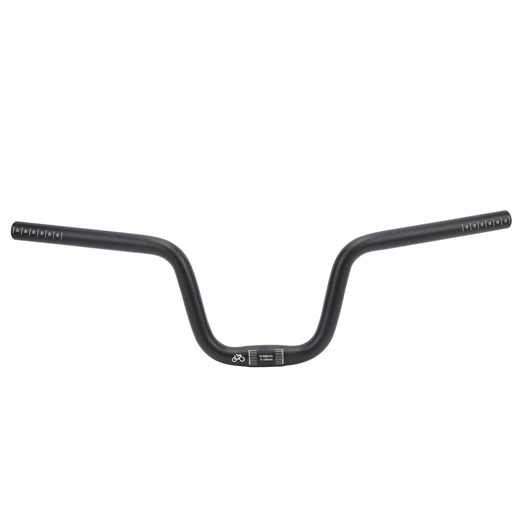 Lp Litepro Aluminum Alloy Bike Swallow Handlebar Bike Riser Handlebar for Brompton Black Lift 160mm