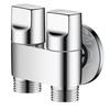 G1/2  Twin Control Angle Valves Washing Machine Faucet Toilet Triangles Valves for Water Regulation in Kitchen