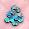 AAA Quality Abalone Shell Cabochons Oval Flat Back Gemstones, Natural Iridescent Shell Loose Stone for Jewelry Making