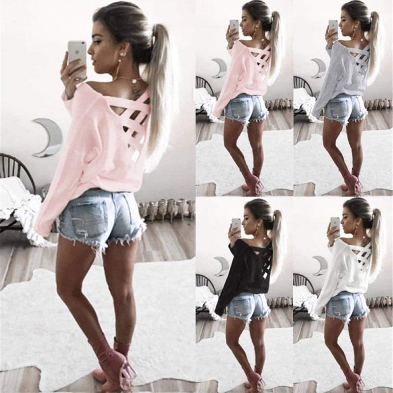 Premium Quality Mode Femmes Long Sleeve Tops For Casual Cotton T Shirts