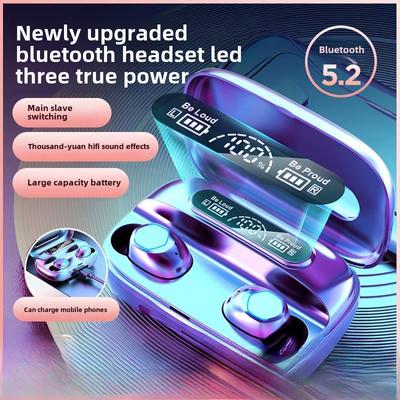 Bluetooth Headphones Tws In-ear Long Life High Power Digital Display Noise Cancelling Headphones