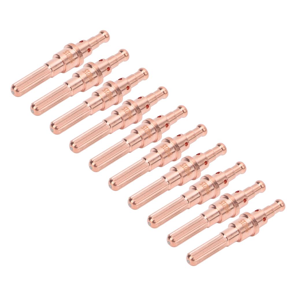 10PCS Plasma Electrodes 98215 Brass Electrode Replacement for Thermal Dynamics SL60 SL100 Cutting