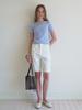 Elssibeui Bustier Overlay Knit Top_Skyblue