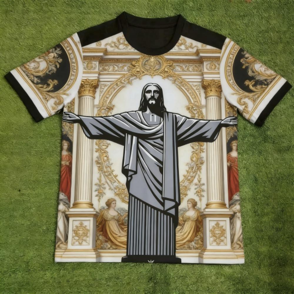 

European Style Fashion JESUS Printed T-shirt Summer Kids Casual Outdoor Girl and Boy Short Sleeved Tees Top Pullover 100