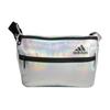 New Polyamide Crossbody Bag Shoulder Bag Unisex Light Silver & Black HP1495