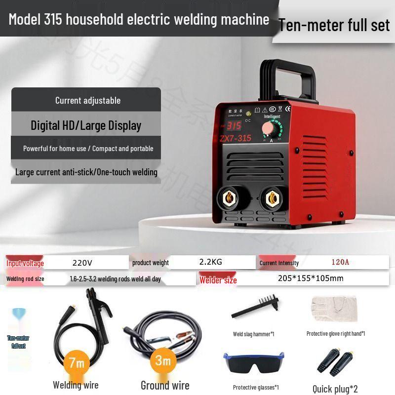 Naishunjia 315 Portable Handheld Electric Welder Set for Outdoor Use