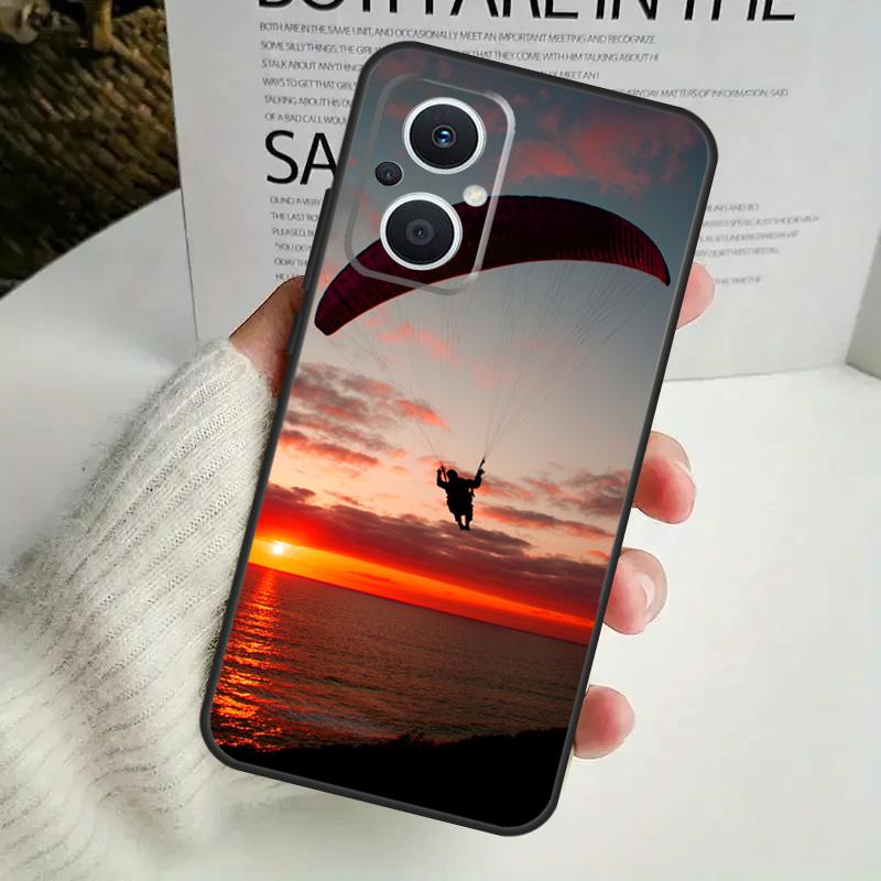 Paragliding Sport Case For OPPO Reno 12F 13F 14F 10 11 12 13 14 Pro 8T 7 8 Lite OPPO Find X6 X5 X8 X9 Pro Cover