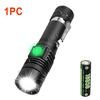 High Power Led Flashlights Zoomable Camping Torch With T6 LED Lamp Bead Waterproof Multi  Light Modes Multi Function For Outdoor