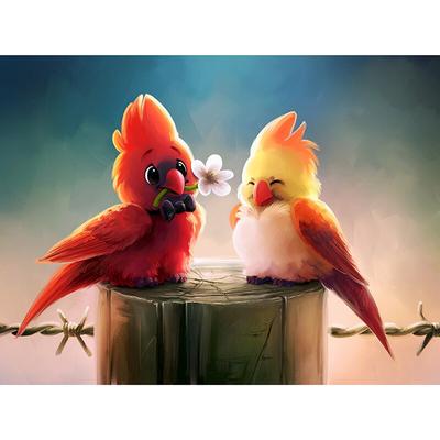 Diamond Embroidery Cartoon Bird 5D DIY Diamond Painting Pictures Of Rhinestones Home Decor