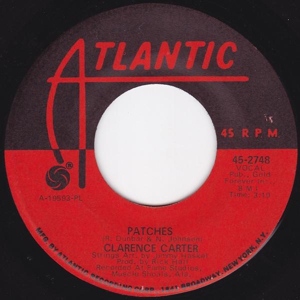 

7inch Record CLARENCE CARTER - Patches 452748 Atlantic 1970 US Soul/Funk Used