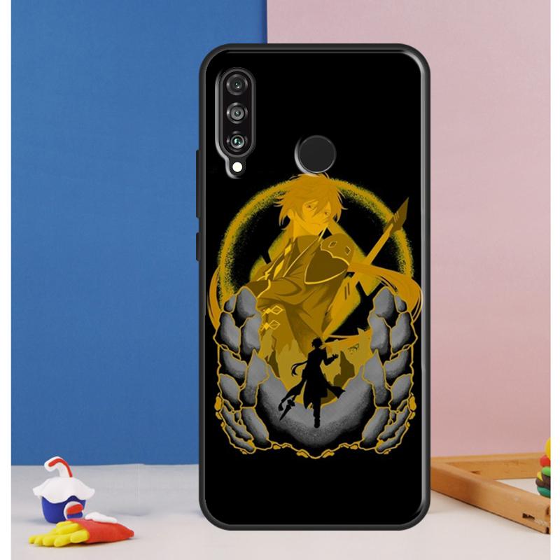 zhongli genshin impact Case For Huawei Nova 10 9 SE 8i 11i 12i 12s Y60 Y61 Y70 Y90 Y72 Y73 Y91 P60 Pro P30 P40 Lite