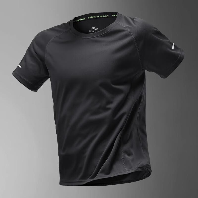 WEZHO Men s Ice Silk Quick-Dry Sport T-Shirt