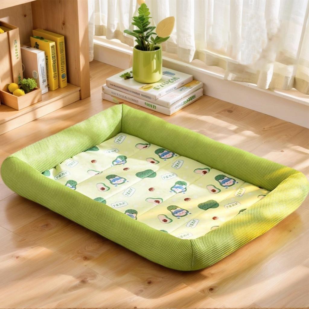 S-XL Breathable Dog Bed for Bichon Frise All Seasons Sleeping Cat Bed Waterproof Dog Pad Hight Elastic Bed for Dogs Cats Pet