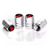 4pcs Aluminum Alloy Car Wheel Tire Valve Caps Tyre Rim Stem Covers Dustproof Tire Cap For Honda Toyota Seat VW Ford Accessories BT1