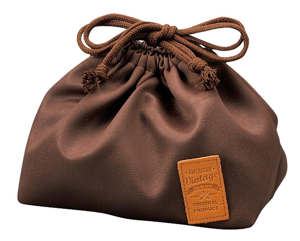 

Tatsumiya HAKOYA Ланч Американский винтаж Ш17 Г11 В17 Сумка, Коричневый, 33672, Размер прибл.