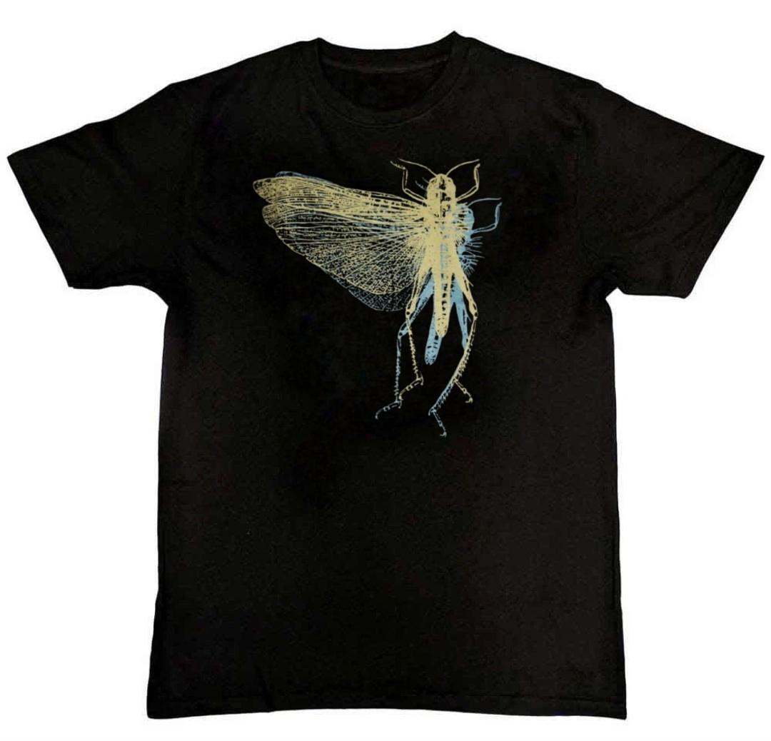 Vtg The Locust Band Graphic Print Mens T-Shirt S