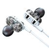 C52 Wired Earbuds Wire Control Noise Reduction In-ear Metal Dual Moving Coil Eight-core 3.5mm Earphones for Gaming