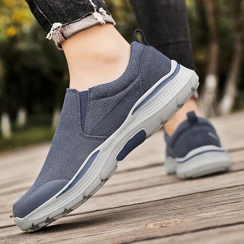 Men's Walking Shoes Handmade Breathable Man Flat Loafer Lightweight Male Driving Sneakers Outdoor Casual Footwear Zapatillas