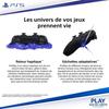 Manette sans fil DualSense®– Midnight Black - Avec câble USB pour PC