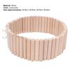 Pet Bridge Toy Bur-free Bite Resistant Natural Wood Hamster Parrot Ladder Toy for Gerbils