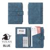 VOLAN Passport Case with RFID Blocking and Skimming Card for Men and Women Protection, Storage, (Blue)