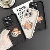 Phone Case for iPhone 11 13 14 16e 12 16 Pro Max 15 Plus Soft Shell 15Pro 14+ 13Pro 16+ Funny Cartoon Work Cat