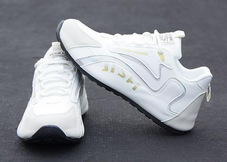 Men's Casual Leather Trendy Sport Shoes: Versatile and Stylish for Students