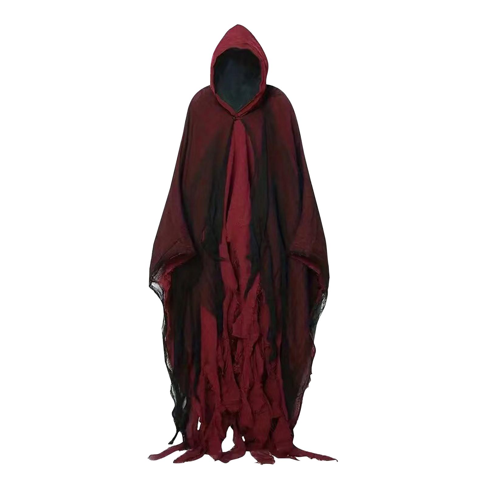 

Halloween Cosplay Adult Costume, Horror Cloak Robe For Adult One Size