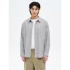 8Seconds Mini Check Oversized Shirt Light Gray