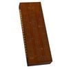 WE Games 3-Player Wooden Cribbage Set - Easy-Grip Pegs and 2 Decks of Cards - Walnut Stained