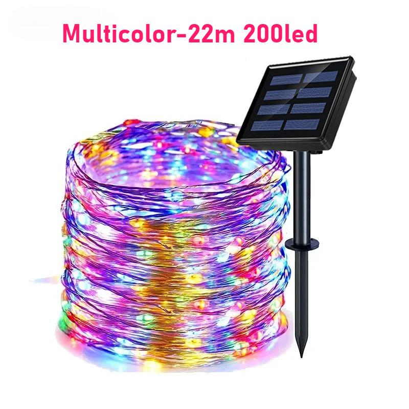 Solar LED Fairy String Lights,christmas Decoration 2025,Outdoor Waterproof Twinkle Lights, for Christmas Patio Tree Party