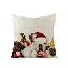 Nordic Polyester Pillow Cover New Christmas Cushion Cover Cartoon Print Series Pillow Cover Home