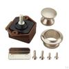 25mm Keyless Push Button Type Lock Furniture Drawer Cupboard Door Yacht Cabinet Latch Knob for Boat