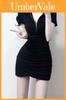 Dress Knit Fabric Slim Fit Short Sleeve Polo Neck Retro Style For Summer Fashion