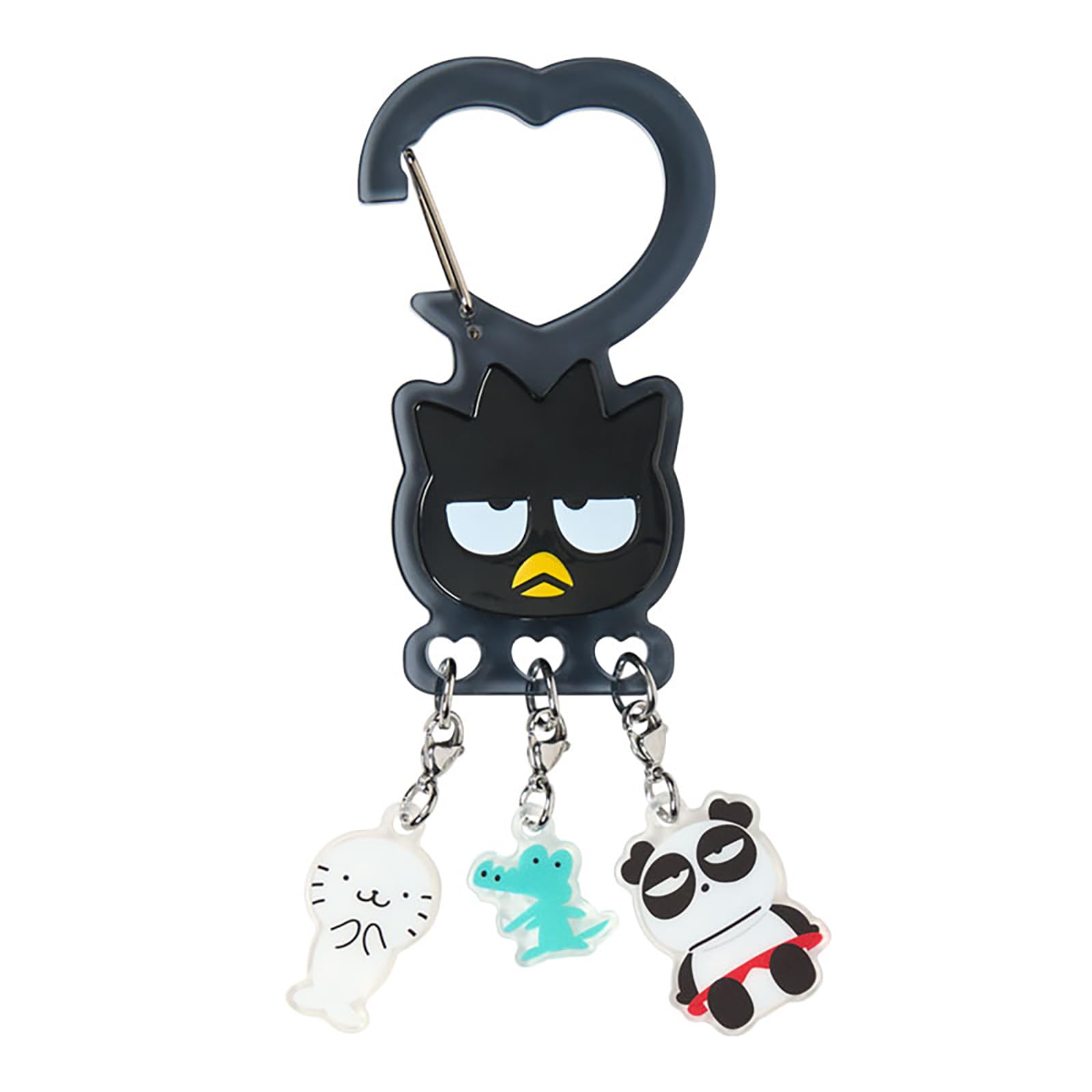 Sanrio Carabiner Keychain with your favorite 867501 (Together friend) Badtz-Maru