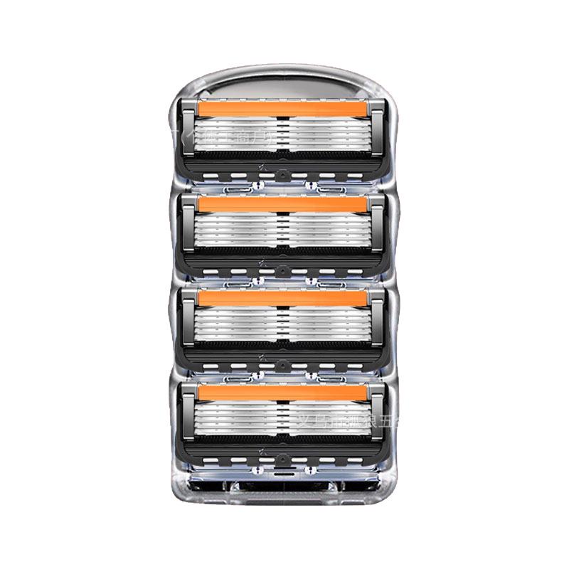Men’s 5-Blade Manual Razor with Universal Gillette-Compatible Head